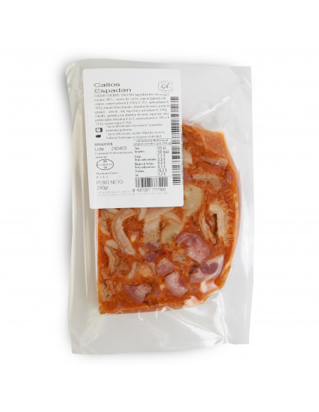 Callos en salsa cocidos