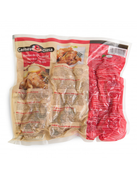 Manitas cocidas especial para brasa