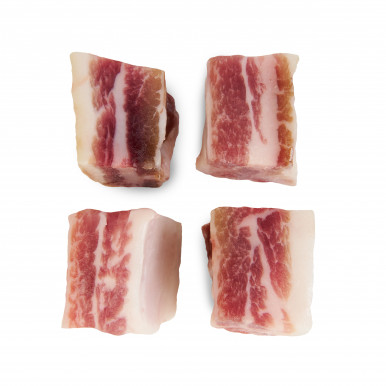 Costilla curada troceada