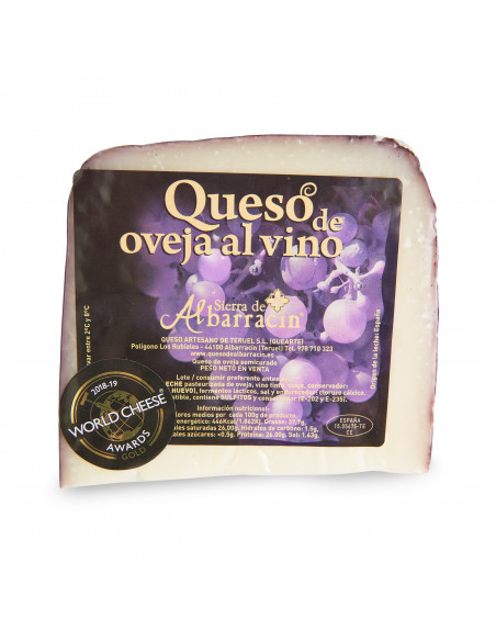 Queso de oveja al vino tinto