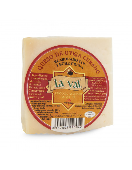 Queso curado La Val