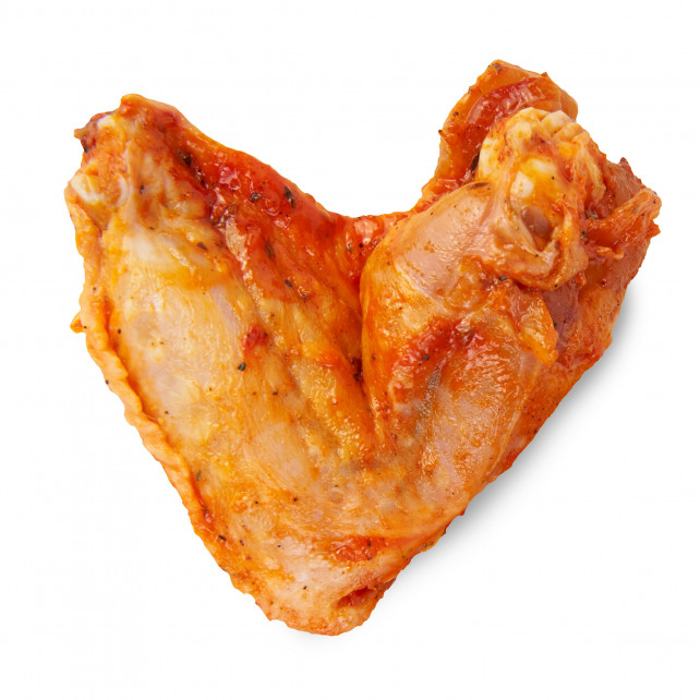 Alita de pollo marinada a la barbacoa