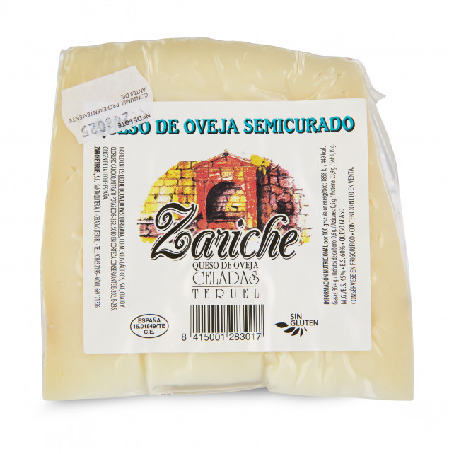 Queso semicurado de oveja Zariche