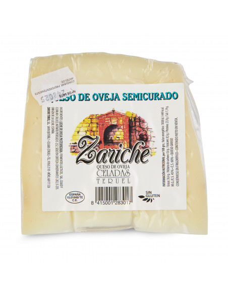 Queso semicurado de oveja Zariche