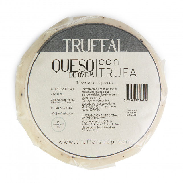 Queso curado de oveja trufado Truffal
